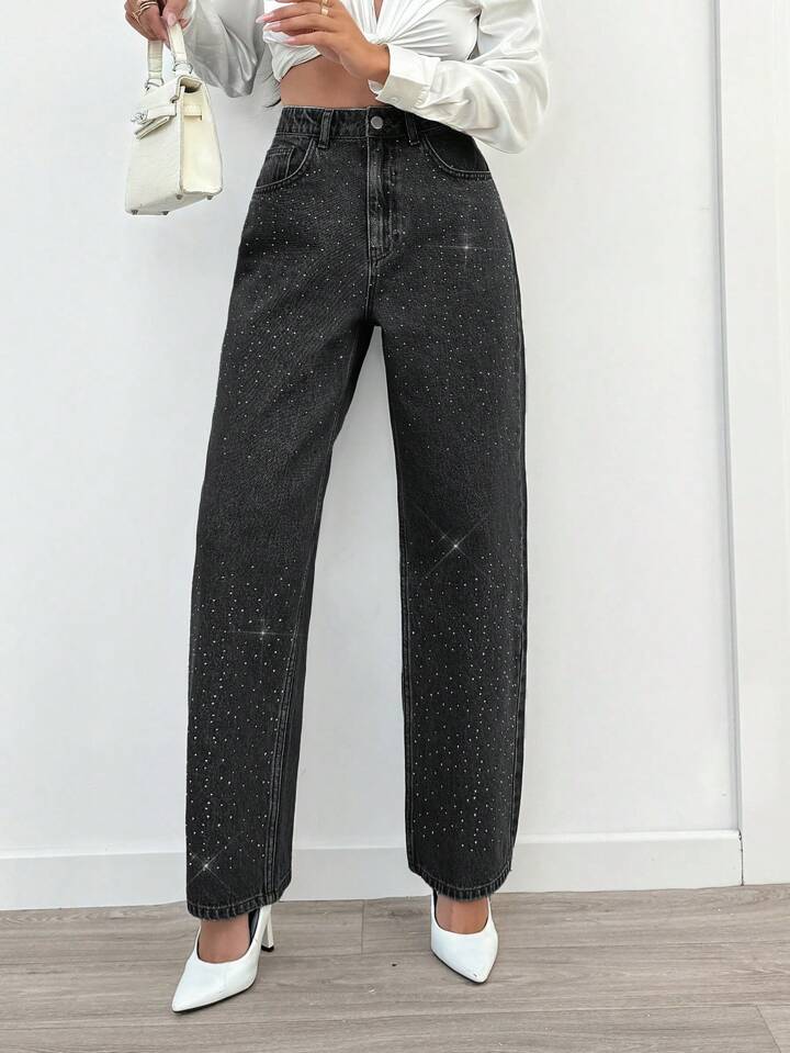 Women’s Black Party Jeans
